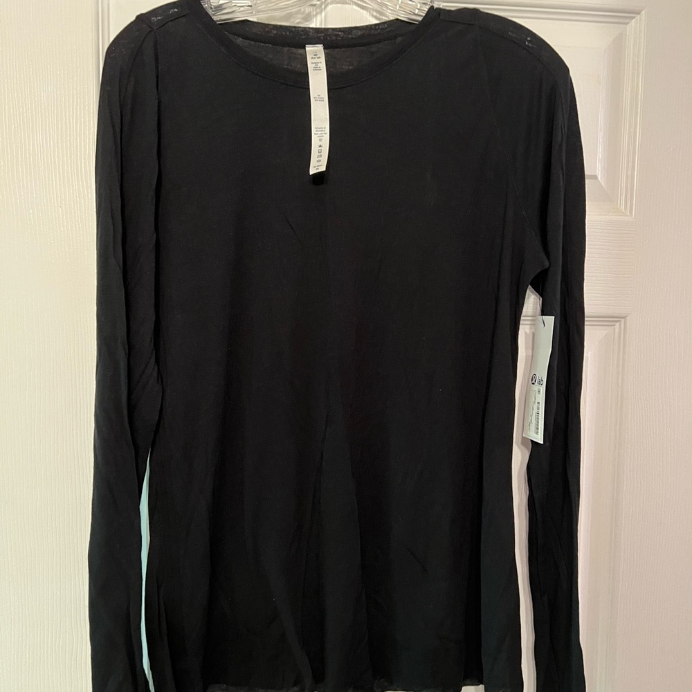 Lululemon Lab long sleeve black shirt
